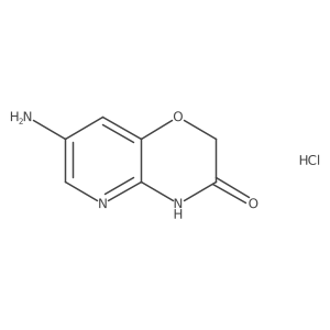 7-Amino-4H-pyrido[3,2-b][1,4]oxazin-3-one;hydrochloride结构式