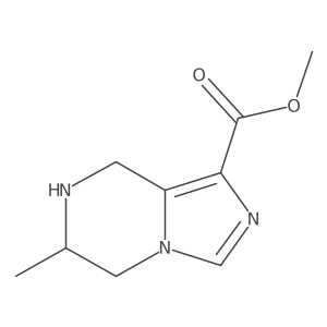 Methyl (S)-6-methyl-5,6,7,8-tetrahydroimidazo[1,5-a]pyrazine-1-carboxylate Structure