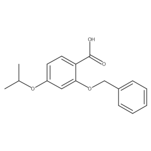 2-Benzyloxy-4-isopropoxybenzoic acid结构式