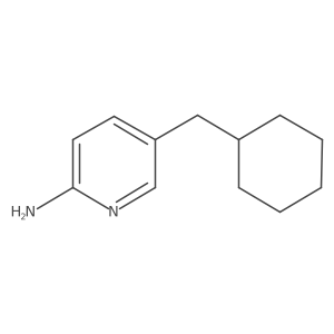 5-(Cyclohexylmethyl)-2-pyridinamine结构式