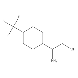 (R)-2-Amino-2-(4-(trifluoromethyl)cyclohexyl)ethan-1-ol Structure