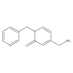4-(Aminomethyl)-1-[(pyridin-3-yl)methyl]-1,2-dihydropyridin-2-one结构式