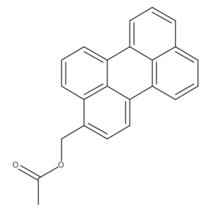 (Perylen-3-yl)methyl acetate Structure