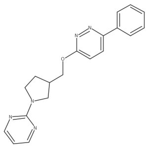 3-Phenyl-6-{[1-(pyrimidin-2-yl)pyrrolidin-3-yl]methoxy}pyridazine结构式