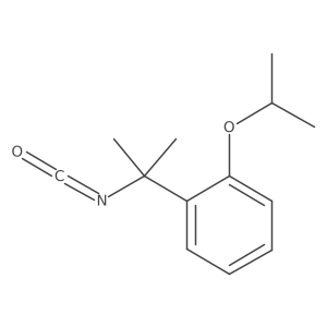 1-(2-Isocyanatopropan-2-yl)-2-(propan-2-yloxy)benzene结构式