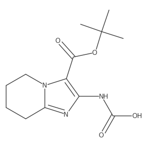{3-[(tert-butoxy)carbonyl]-5H,6H,7H,8H-imidazo[1,2-a]pyridin-2-yl}carbamic acid Structure