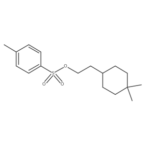 2-(4,4-Dimethylcyclohexyl)ethyl 4-methylbenzene-1-sulfonate Structure