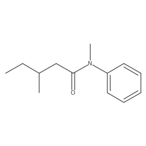 N,3-Dimethyl-N-phenylpentanamide Structure