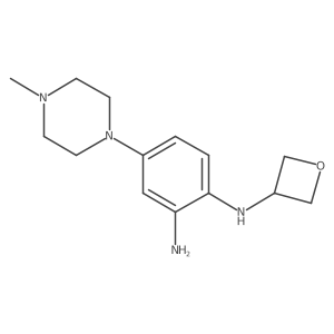 4-(4-Methyl-1-piperazinyl)-N1-3-oxetanyl-1,2-benzenediamine结构式
