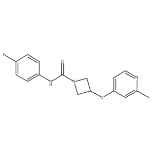 N-(4-fluorophenyl)-3-[(2-methylpyridin-4-yl)oxy]azetidine-1-carboxamide Structure