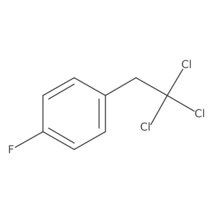 4-(2,2,2-Trichloroethyl)fluorobenzene Structure