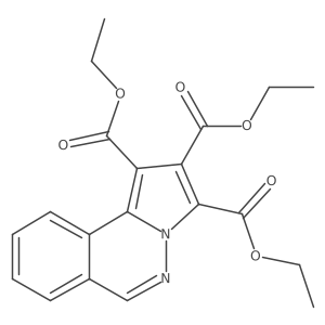 Triethyl pyrrolo(2,1-A)phthalazine-1,2,3-tricarboxylate Structure