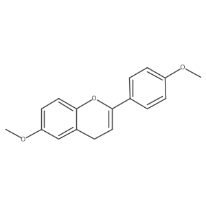 4h-1-Benzopyran,6-methoxy-2-(4-methoxyphenyl)-结构式