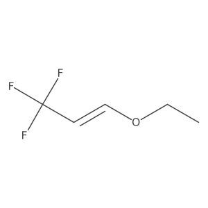 (1E)-1-Ethoxy-3,3,3-trifluoroprop-1-ene结构式