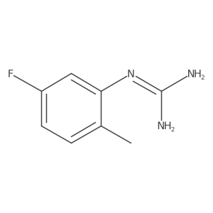 1-(5-Fluoro-2-methylphenyl)guanidine结构式