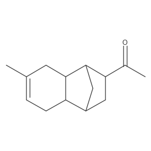 2-Acetyl-7-methyl-1,2,3,4,4a,5,8,8a-octahydro-1,4-methanonaphthalene结构式