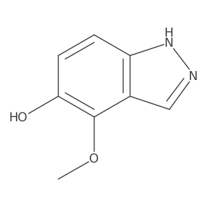 4-methoxy-1H-indazol-5-ol Structure