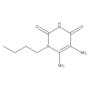 1-Butyl-5,6-diaminouracil结构式