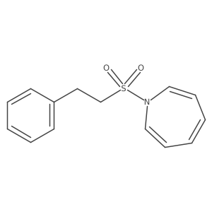 1-[(2-Phenylethyl)sulfonyl]-1H-azepine结构式