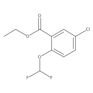 Ethyl 5-chloro-2-(difluoromethoxy)benzoate Structure
