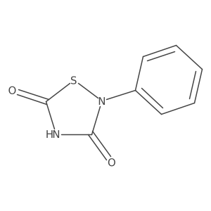 2-Phenyl-1,2,4-thiadiazolidine-3,5-dione结构式