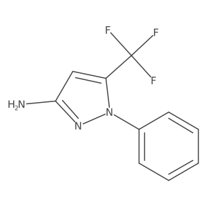 1-Phenyl-5-(trifluoromethyl)-1H-pyrazol-3-amine Structure