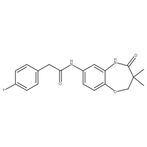N-(3,3-dimethyl-4-oxo-2,3,4,5-tetrahydrobenzo[b][1,4]oxazepin-7-yl)-2-(4-fluorophenyl)acetamide Structure