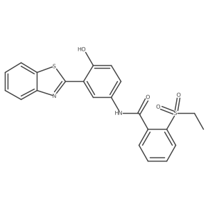 N-(3-(benzo[d]thiazol-2-yl)-4-hydroxyphenyl)-2-(ethylsulfonyl)benzamide Structure