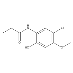 N-(5-Chloro-2-hydroxy-4-methoxyphenyl)propanamide Structure