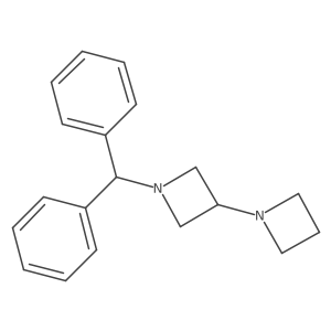3-(Azetidin-1-yl)-1-benzhydrylazetidine结构式