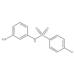 N-(3-aminophenyl)-4-chlorobenzene-1-sulfonamide Structure