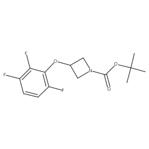 Tert-butyl 3-(2,3,6-trifluorophenoxy)azetidine-1-carboxylate Structure