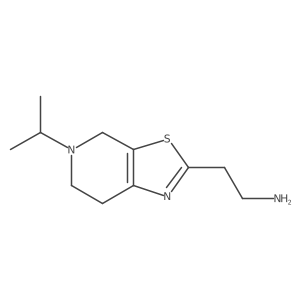 2-(5-Isopropyl-4,5,6,7-tetrahydrothiazolo[5,4-c]pyridin-2-yl)ethan-1-amine结构式