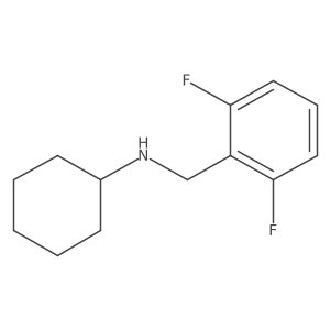 N-[(2,6-difluorophenyl)methyl]cyclohexanamine结构式