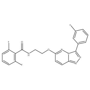 2,6-difluoro-N-(2-((3-(3-fluorophenyl)-[1,2,4]triazolo[4,3-b]pyridazin-6-yl)oxy)ethyl)benzamide Structure
