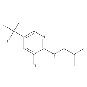 3-Chloro-N-isobutyl-5-(trifluoromethyl)-2-pyridinamine Structure