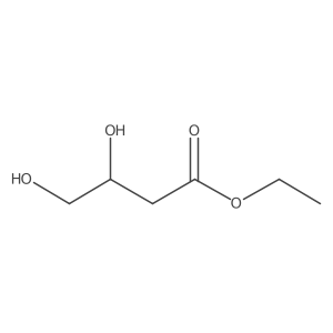 Ethyl 3,4-dihydroxybutanoate Structure