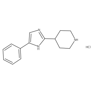 4-(4-phenyl-1H-imidazol-2-yl)piperidine hydrochloride Structure