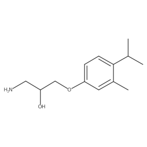2-Propanol, 1-amino-3-[3-methyl-4-(1-methylethyl)phenoxy]- Structure