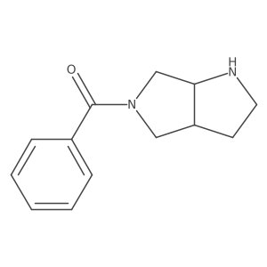 rel-[(3aR,6aR)-Hexahydropyrrolo[3,4-b]pyrrol-5(1H)-yl]phenylmethanone结构式