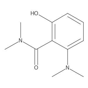 2-(Dimethylamino)-6-hydroxy-N,N-dimethylbenzamide结构式