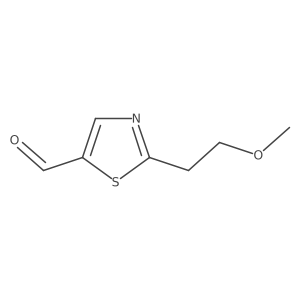2-(2-Methoxyethyl)-1,3-thiazole-5-carbaldehyde Structure