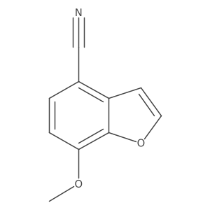 7-Methoxybenzofuran-4-carbonitrile Structure