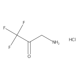 3-Amino-1,1,1-trifluoropropan-2-one hydrochloride结构式