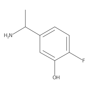 5-(1-Aminoethyl)-2-fluorophenol Structure