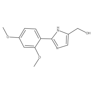 2-(2,4-Dimethoxyphenyl)imidazole-5-methanol结构式