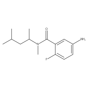 5-amino-2-fluoro-N-methyl-N-(4-methylpentan-2-yl)benzamide Structure