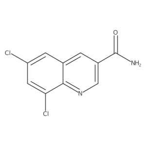 6,8-Dichloroquinoline-3-carboxamide Structure