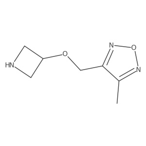 3-[(Azetidin-3-yloxy)methyl]-4-methyl-1,2,5-oxadiazole Structure