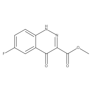 Methyl 6-fluoro-4-hydroxycinnoline-3-carboxylate Structure